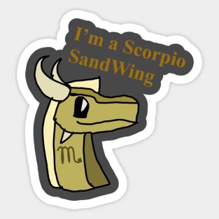 Scorpio the SandWing Sticker